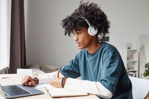 student studying 600x400